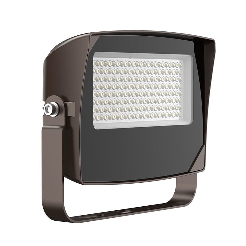 Westgate LF4MAX - MD - 45 - 80W - MCTPB - TR - P Maximum - Feature Round - Back Flood Light with U Bracket, 45W/60W/80W, 30K/40K/50K - Bronze - Sonic Electric