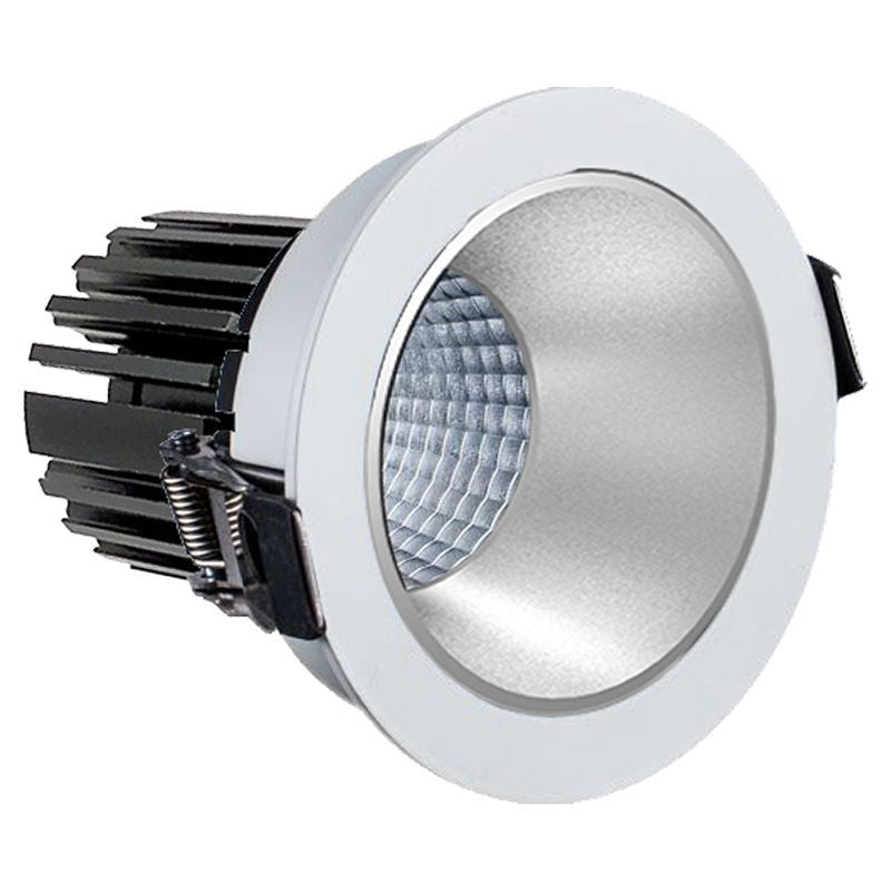 Westgate LRD - 10W - MCT5 - 3WTR - HZ LED 3" Architectural Winged Recessed Lights - Open Trim, 10W, 27K/30K/35K/40K/50K - Matte Silver - Sonic Electric