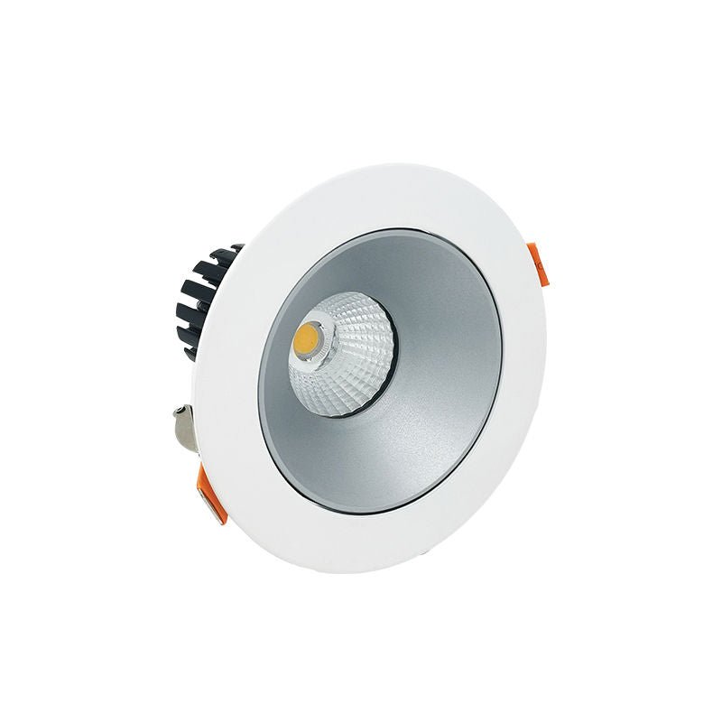 Westgate LRD - 10W - MCT5 - 4WTR - HZ LED 4" Architectural Winged Recessed Lights - Open Trim, 10W, 27K/30K/35K/40K/50K - Matte Silver - Sonic Electric
