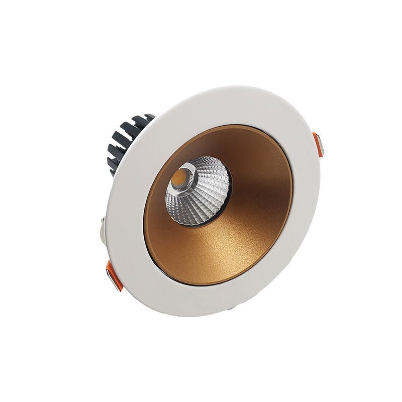 Westgate LRD - 10W - MCT5 - 4WTR - MG LED 4" Architectural Winged Recessed Lights - Open Trim, 10W, 27K/30K/35K/40K/50K - Matte Gold - Sonic Electric