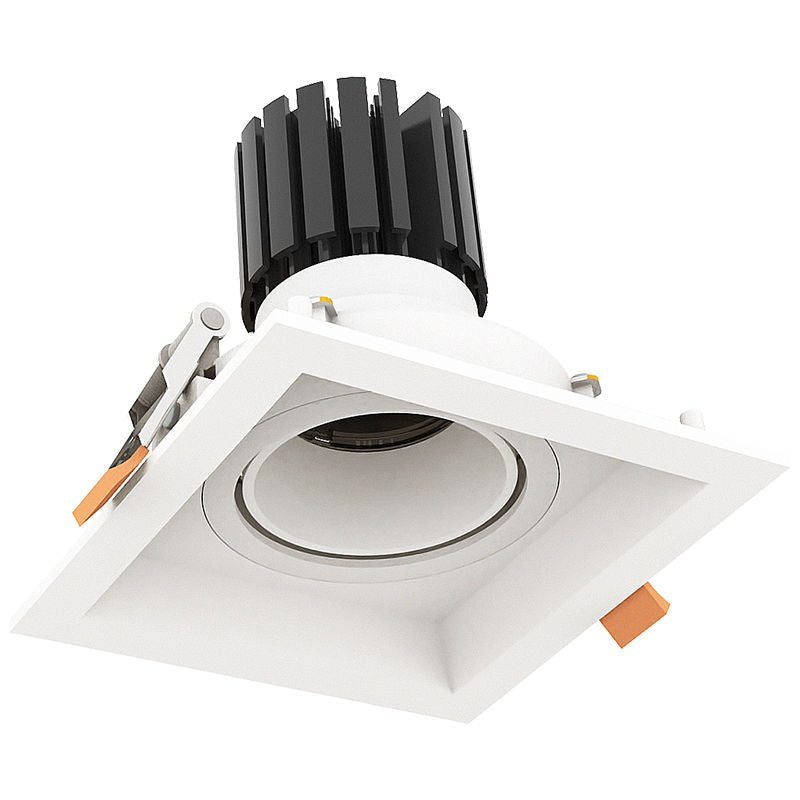 Westgate LRD - 10W - MCT5 - WTM1 - WH LED 4" Architectural Winged Recessed Lights - Single Slot, 10W, 27K/30K/35K/40K/50K - White - Sonic Electric