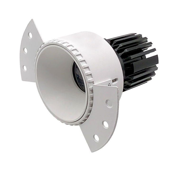 Westgate LRD - TL - 10W - 27K - 4R - WH LED 4" Round Architectural Trimless Recessed Lights - White - Sonic Electric
