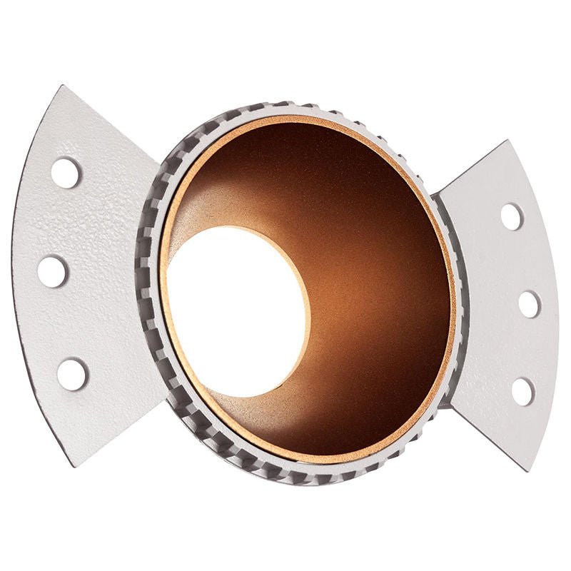 Westgate LRD - TL - 10W - MCT5 - 4R - MG LED 4" Round Architectural Trimless Recessed Lights, 10W, 27K/30K/35K/40K/50K - Matte Gold - Sonic Electric