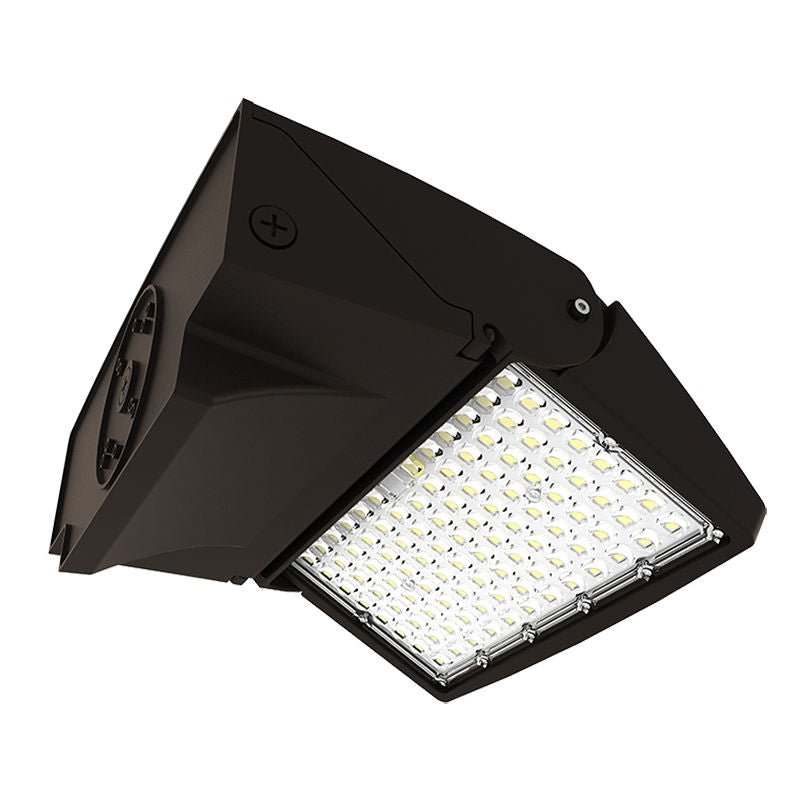Westgate Modern Adjustable Wall Pack, 120W, 5000K, Led Outdoor Light - Powder Coat - Sonic Electric