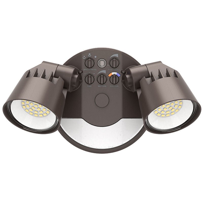 Westgate No - Sensor X - Gen Advance Security Lights, 25W, 5000K, Led Outdoor Light - Bronze - Sonic Electric