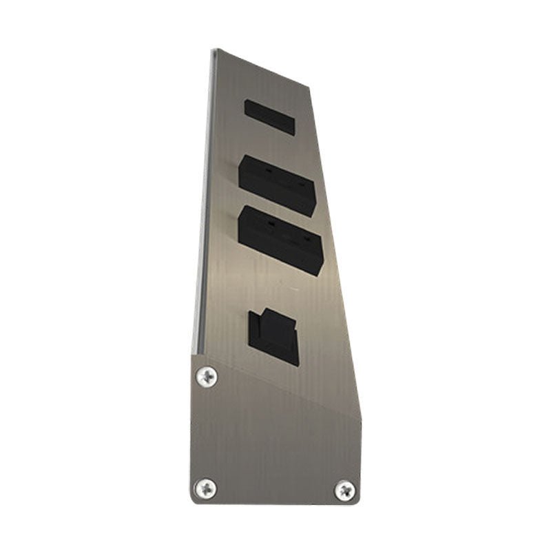 Westgate PSA - 12 - 2R - 1U - BN 12in Angled 2 - receptacle 1 Usb 20a Power Strip - Brushed Nickel - Sonic Electric