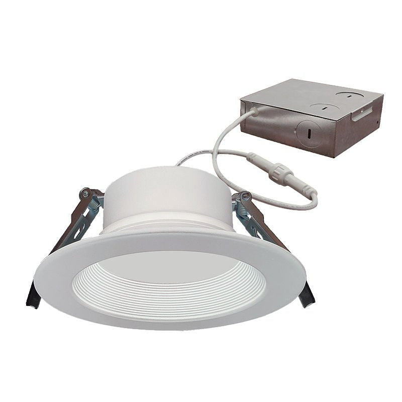 Westgate RDL4S - BF - D2W - WH 4" Canless Dim - to - Warm Deep Recessed Lights, 12W, 40K~2200K - White - Sonic Electric