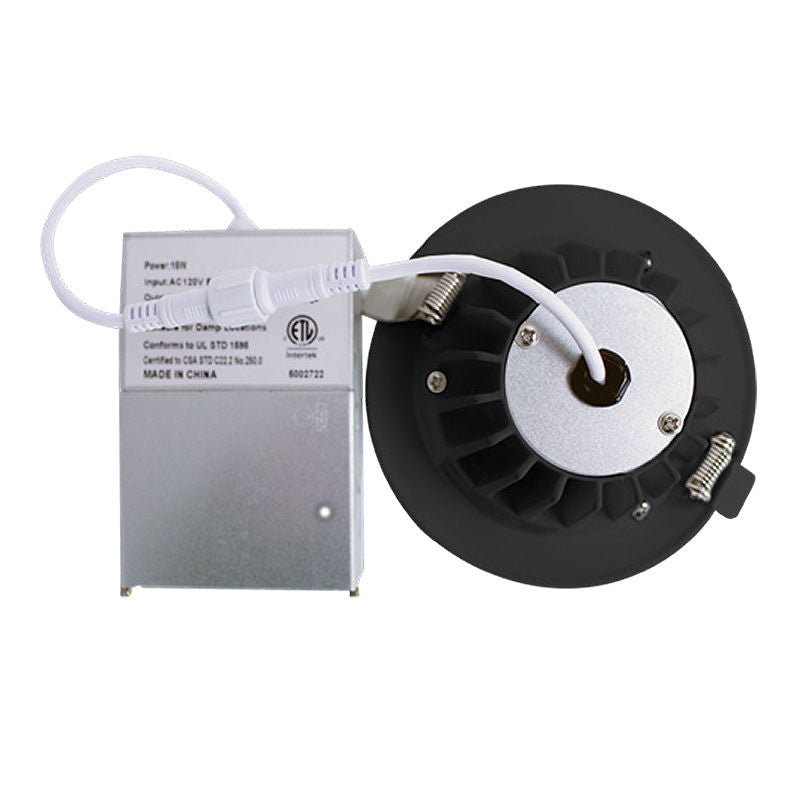 Westgate Snap - In 1in Round Recess Light, 8W, 5000K, Led Light Bulbs - White - Sonic Electric