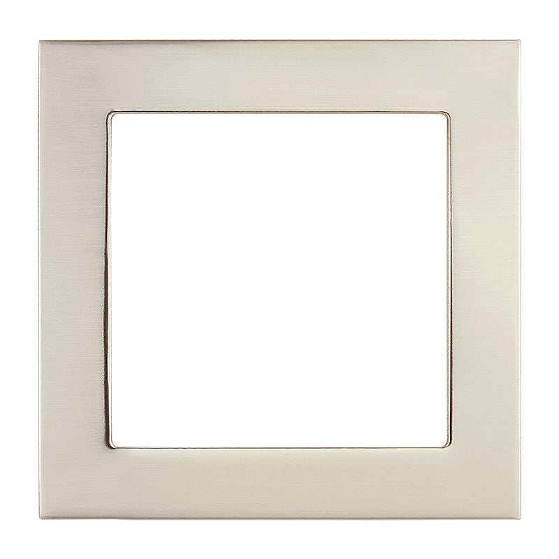 Westgate SSLRB6 - TRM - BN Black 6 Inch Square Trim for SSLRB6, 15W, 27K/30K/35K/40K/50K - Brushed Nickel - Sonic Electric