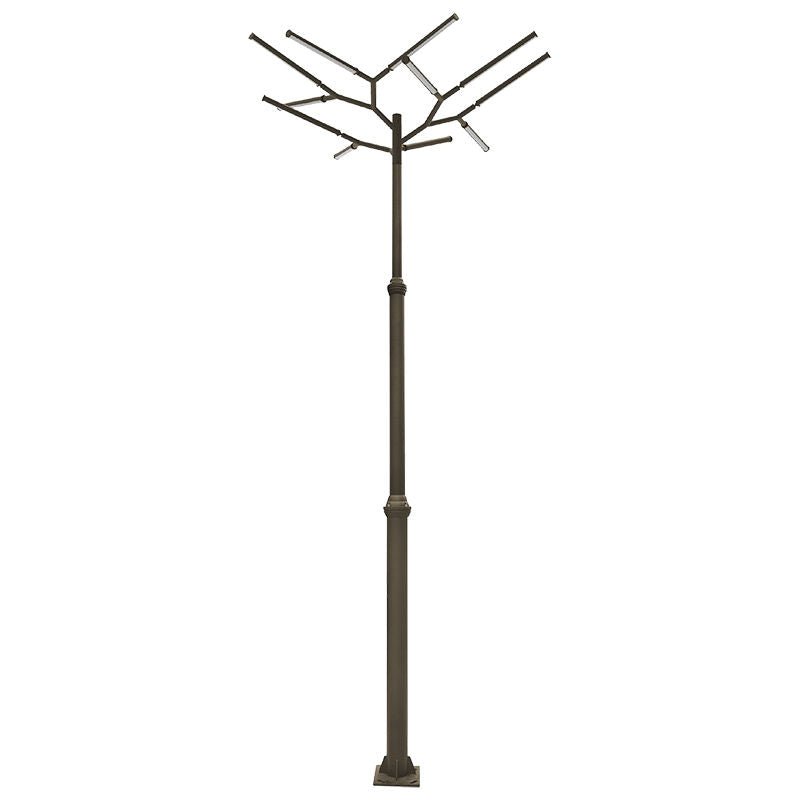 Westgate TOL - REDWOOD - BR Tree of Light, A Natural Designer Light Structure for Open Areas, 275W, 30K/40K/50K - Bronze - Sonic Electric