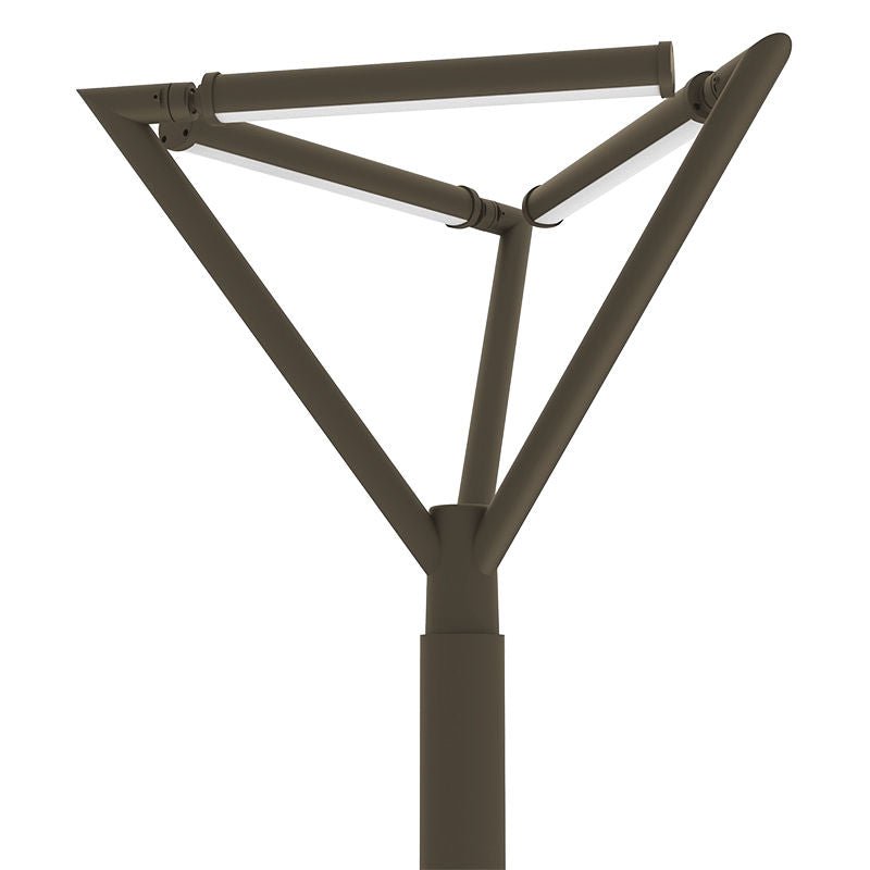 Westgate Tree of Light Post Top Triple, 75W, 3000K/4000K/5000K, Led Outdoor Light - Bronze - Sonic Electric
