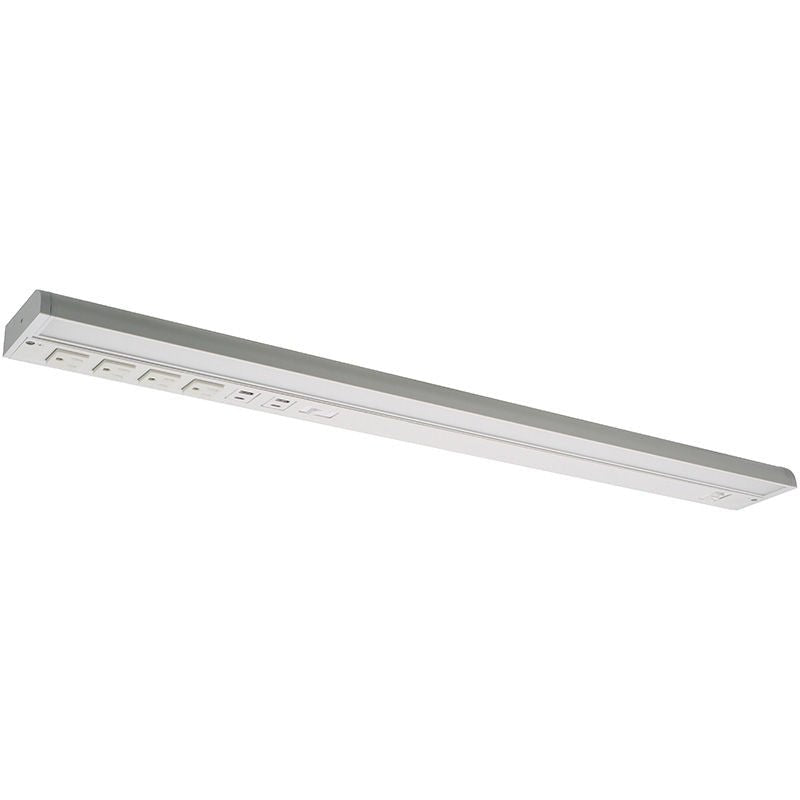 Westgate UCR - Undercabinet Series with Receptacles and USB Ports, 16W, 2700K/3000K/3500K/4000K/5000K, Led Retrofit Trim and Disk - White - Sonic Electric