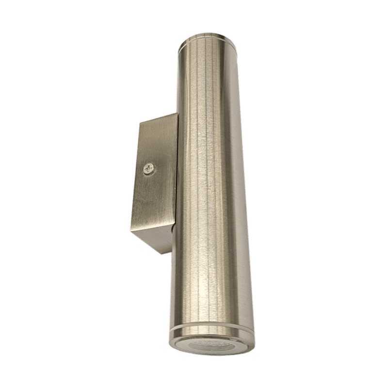 Westgate WMC1 - 12V - UDL - MCT - BN 12V Up - Light LED Wall Cylinders, 2x3W, 30K/40K/50K - Brushed Nickel - Sonic Electric