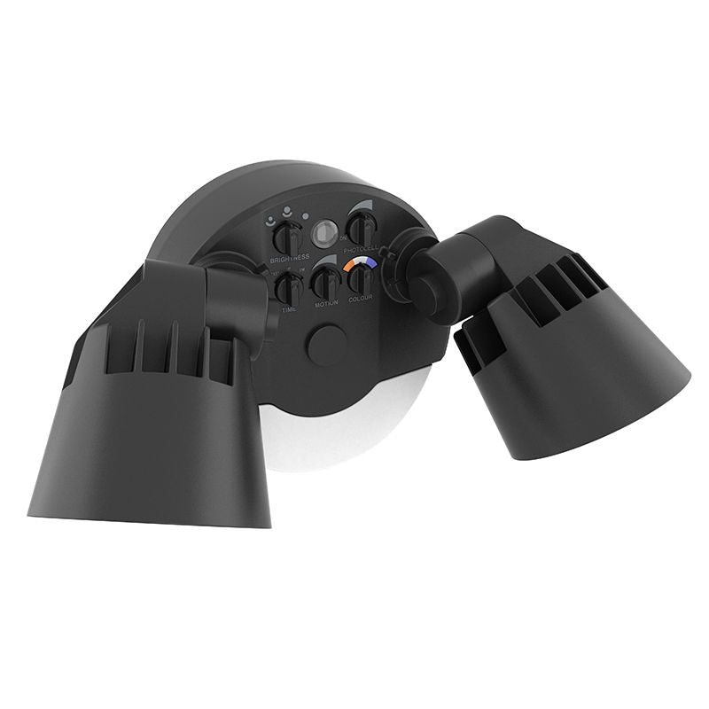 Westgate X - Gen Advance Security Lights with PIR Sensor, 25W, 5000K, Led Outdoor Light - Black - Sonic Electric