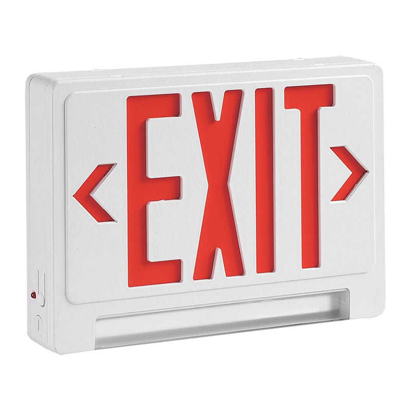 Westgate XIT - STRIP - 2R - W Single or Double Face LED Strip Combination Exit/Emergency Light - Red - Sonic Electric