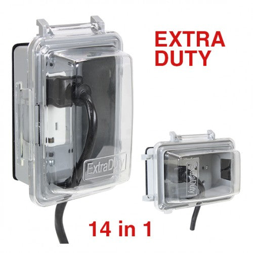 Orbit WIU-1U-ED 1Gang Plastic Universal While In Use Cover 2-3/4" Deep, Extra Duty - Gray