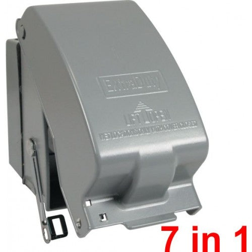 Orbit WIUM-1DV 1Gang Vertical While In Use Cover, 2-3/4" & 3-1/2" Deep, Extra Duty - Gray