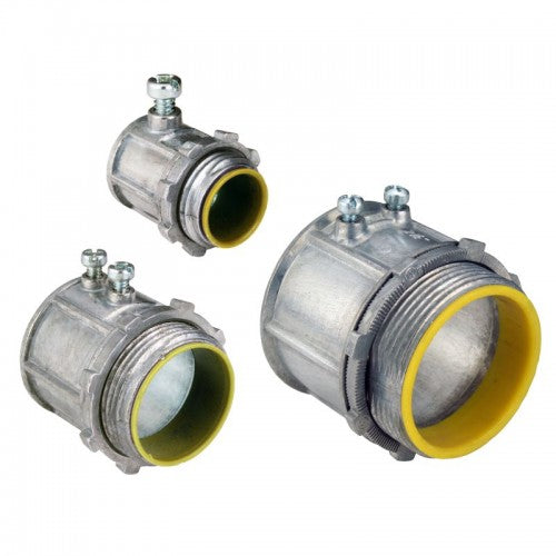 Orbit OF709-S Zinc EMT Stainless Steel Connector Insulated 3-1/2"