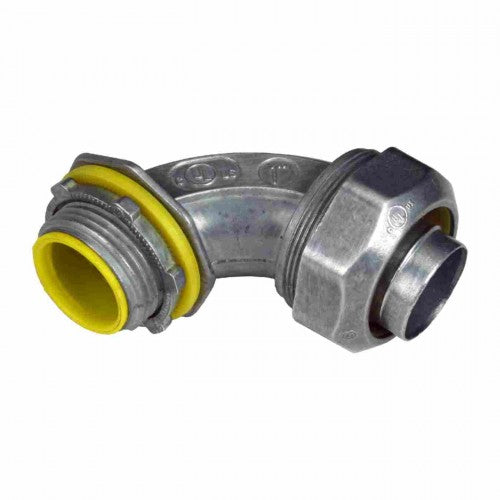 Orbit LTI90-38 Zinc LT Connector 90D Angle Insulated 3/8"