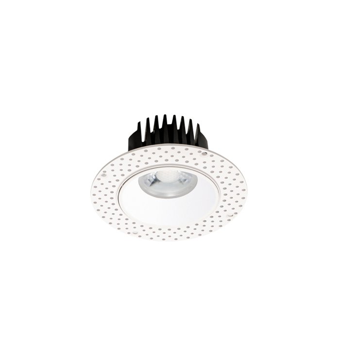 1" Smooth Flange-Less Recessed Downlight with 5CCT - White - Sonic Electric