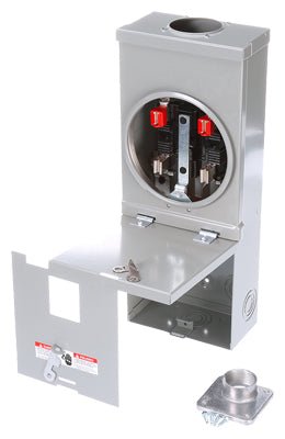 100-Amp 2-Space 2-Circuit Surface Mount Ring Type Meter Main - Sonic Electric