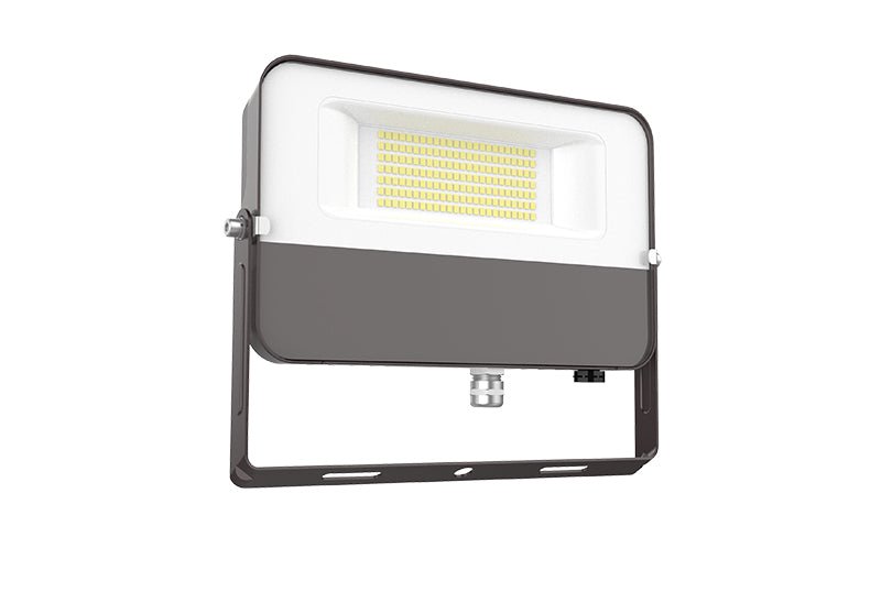 120V 15W Compact LED Flood Light Trunnion - Dark Bronze, UL Listed - Sonic Electric