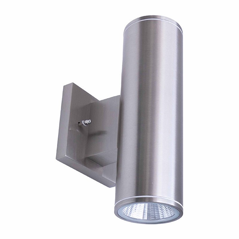 2" 12W 120V CCT-Adjustable Outdoor LED Cylinder Up/Down Light - Multiple Finishes - Sonic Electric