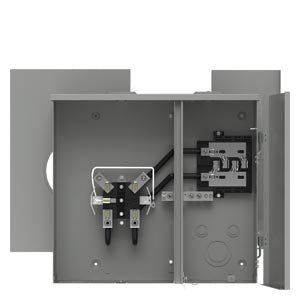 200 Amp 2-Space 2-Circuit Overhead/Underground Ringless Type Meter Main - 60A Max Solar Input - Sonic Electric