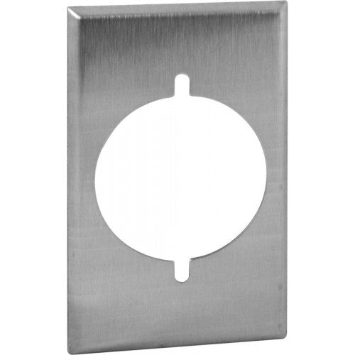 30/50A Receptacle Stainless Steel Cover Plate- Multiple Sizes - Sonic Electric