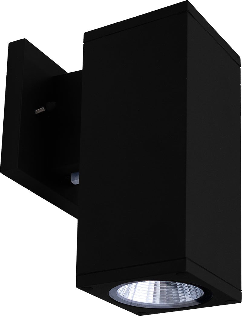 4" 12W 120V CCT-Adjustable Outdoor Square LED Cylinder Down Light - Multiple Finishes - Sonic Electric