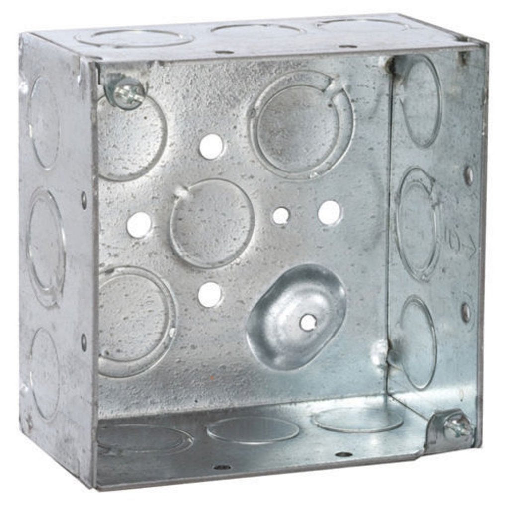 4" Square 4S Shallow Welded Box - Sonic Electric