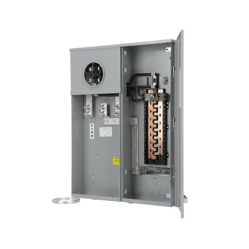 400 Amp 30-Space 42-Circuit OH/UG Flush Meter Load Center Combination with Lever Bypass - Sonic Electric