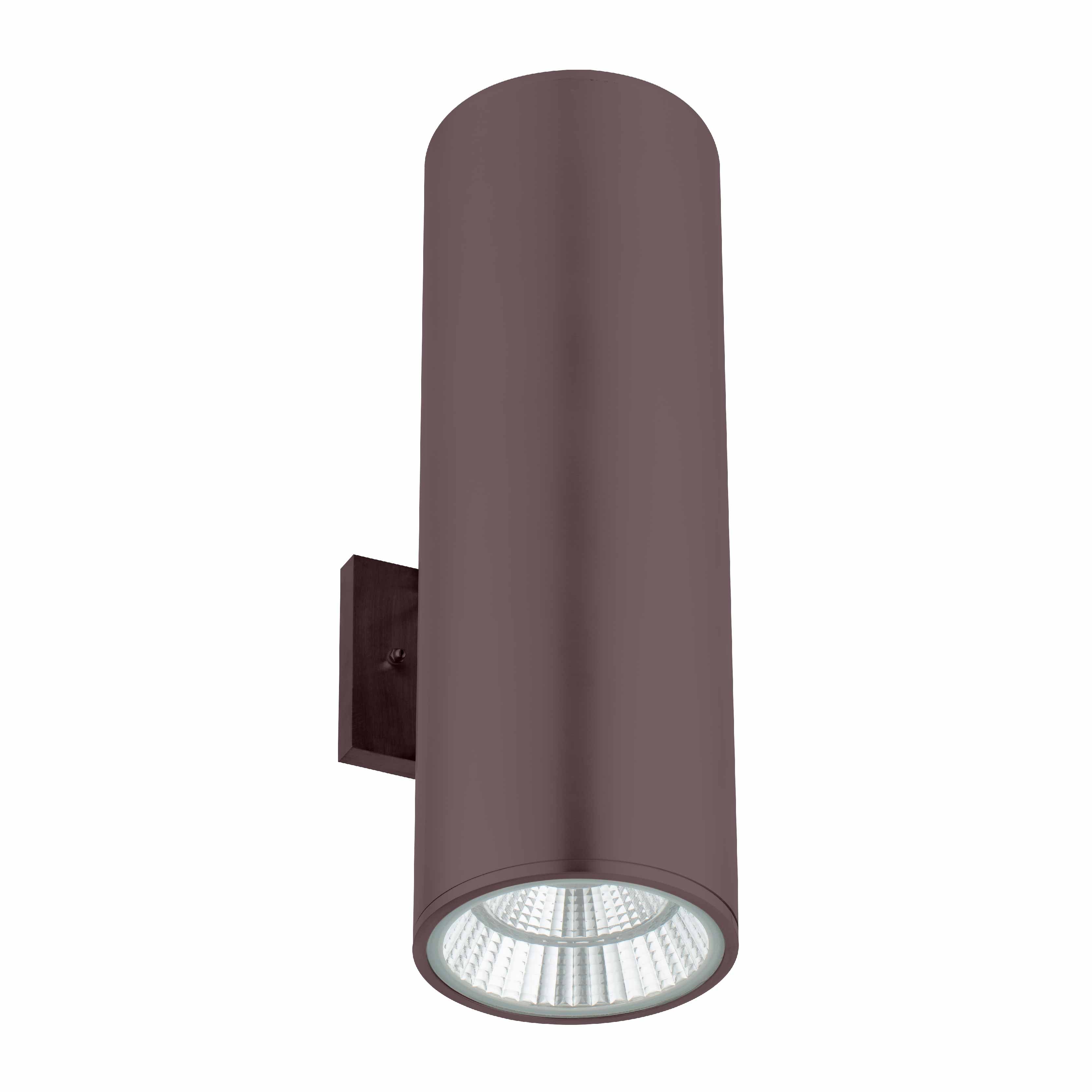 6" 40W 120-277V CCT-Adjustable Outdoor LED Cylinder Up/Down Light - Multiple Finishes