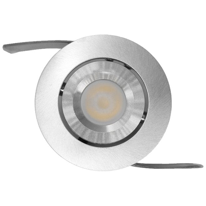ABBA 12V 1.5W 2" Aluminum Round LED Cabinet Downlight - Multiple Finishes/Color Temperatures - Sonic Electric