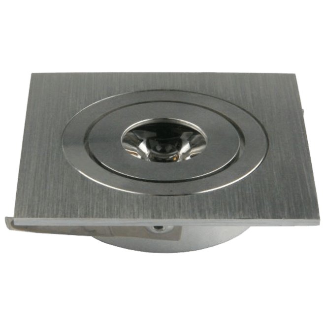 ABBA 12V 1.5W Aluminum Square LED Cabinet Downlight - Multiple Color Temperatures/Finishes - Sonic Electric