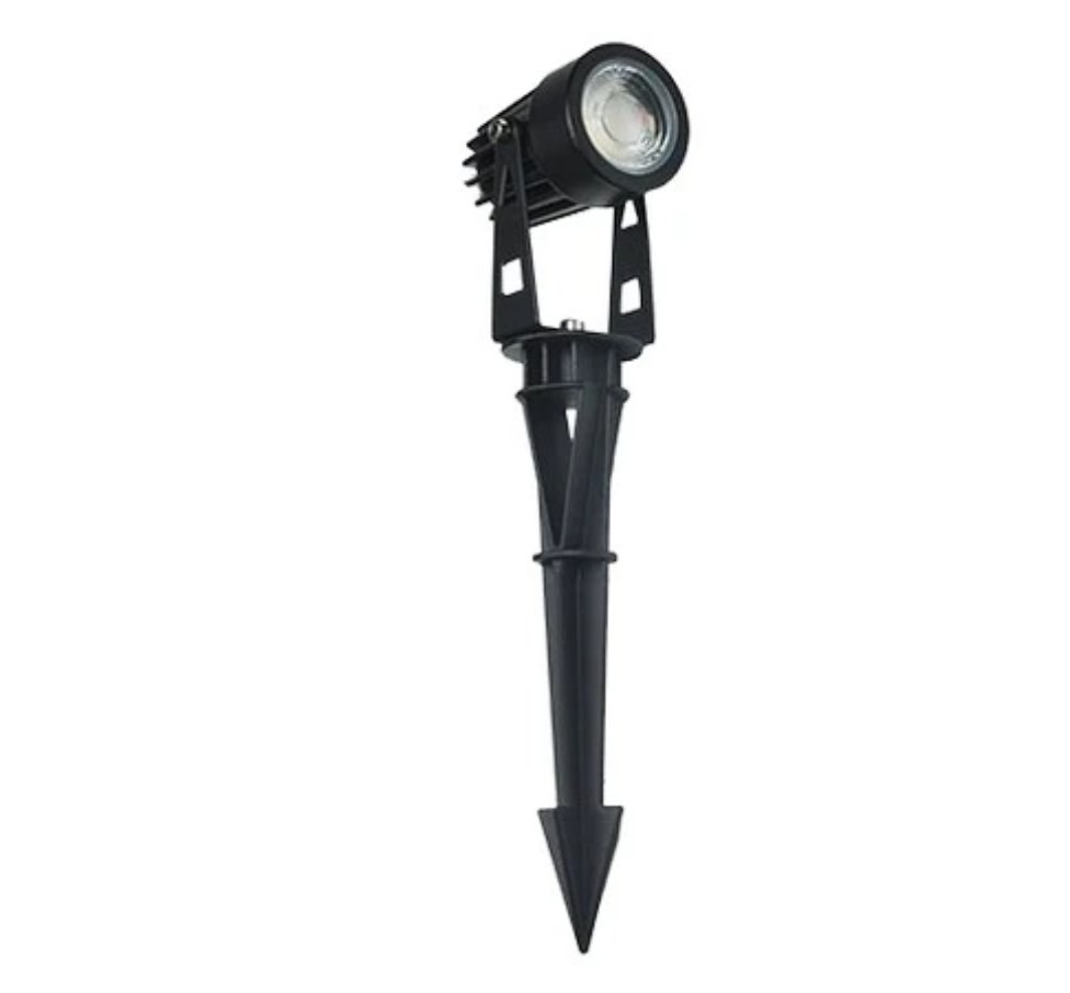 ABBA 12V 5W Cast Aluminum LED Spot Light - Black or Brown Finish - Sonic Electric