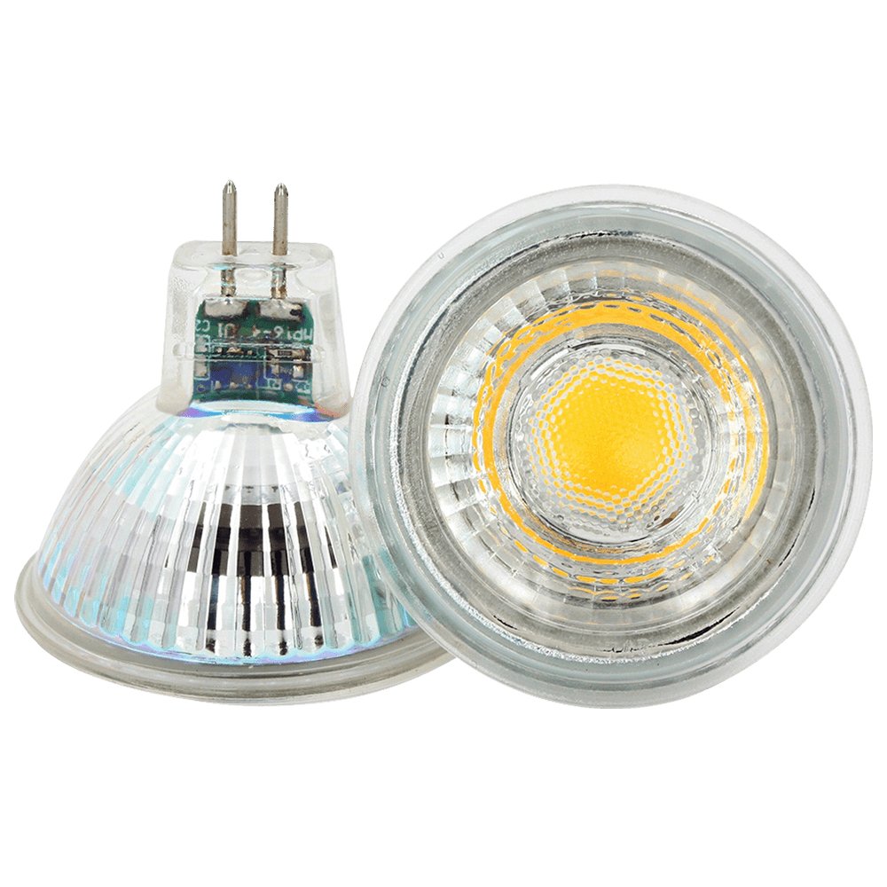 ABBA 12V 5W Dimmable Glass MR16 LED Light Bulb, 2700K-5000K - Sonic Electric