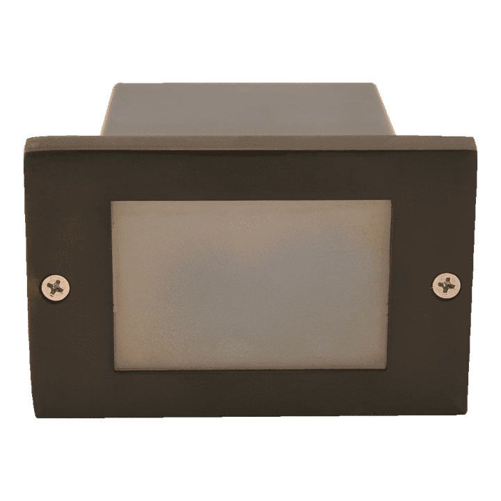 ABBA 12V Brass Recessed LED Step Light - Multiple Finishes - Sonic Electric