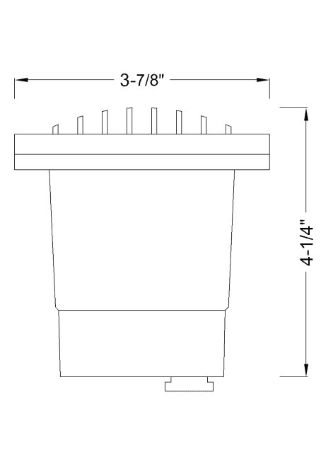 ABBA 12V Cast Aluminum Grilled LED Well Light - Black - Sonic Electric