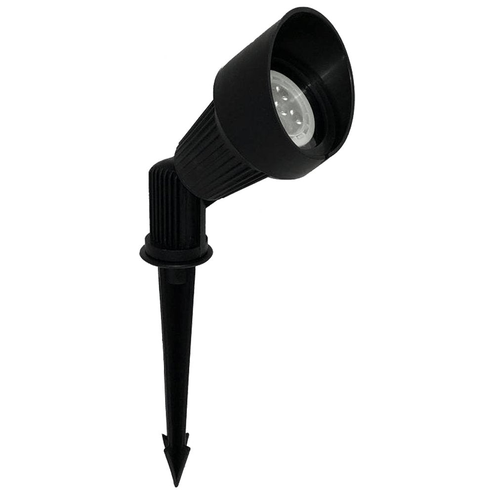 ABBA 12V Cast Aluminum LED Mono-Point Spot Light - Black or Brown Finish - Sonic Electric