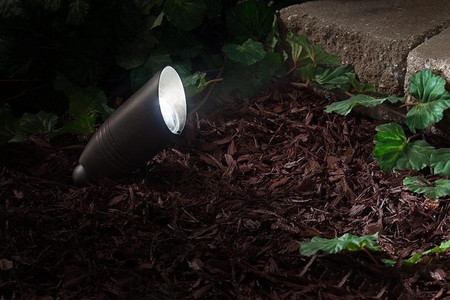 ABBA 12V Cast Brass Architectural Directional Spot Light - Natural or Dark Brass - Sonic Electric