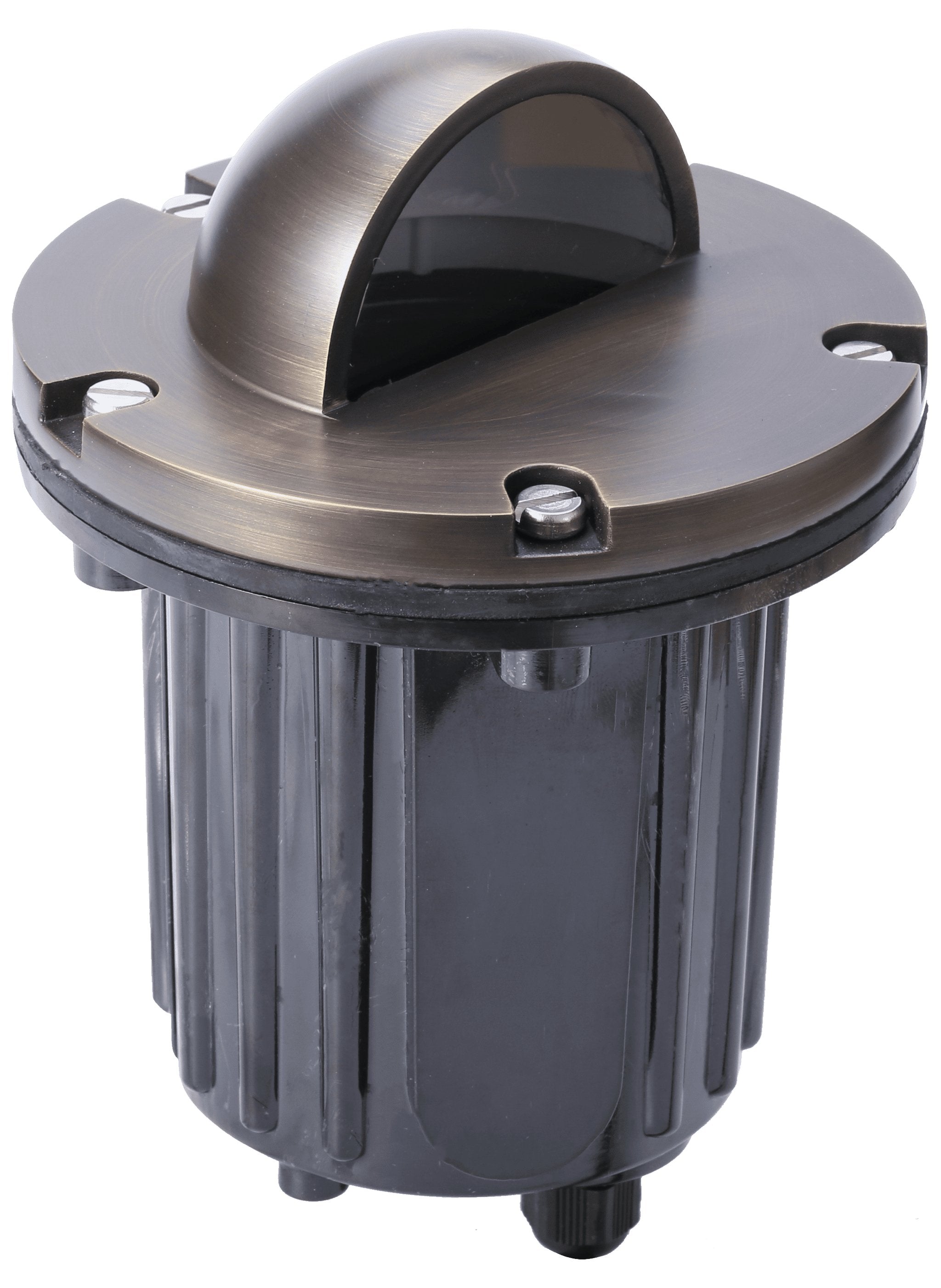 ABBA 12V Cast Brass Half Moon LED In-Ground Well Light - Sonic Electric