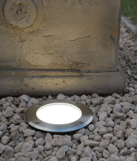 ABBA 12V Stainless Steel Round LED In-Ground Well Light - Sonic Electric