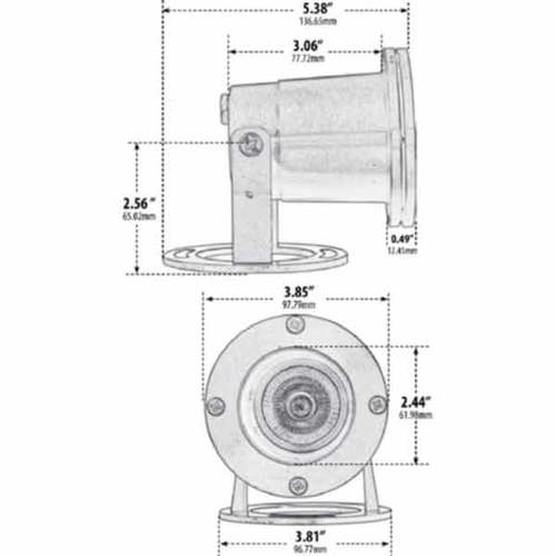 ABBA 12V Stainless Steel Underwater Pond Light - Sonic Electric