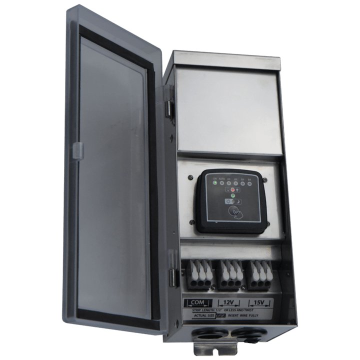 ABBA 150W 12V Digital Stainless Steel Transformer - Sonic Electric