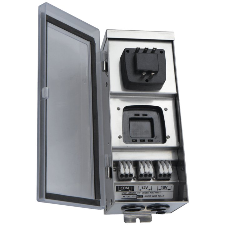 ABBA 150W 12V Digital Stainless Steel Transformer - Sonic Electric