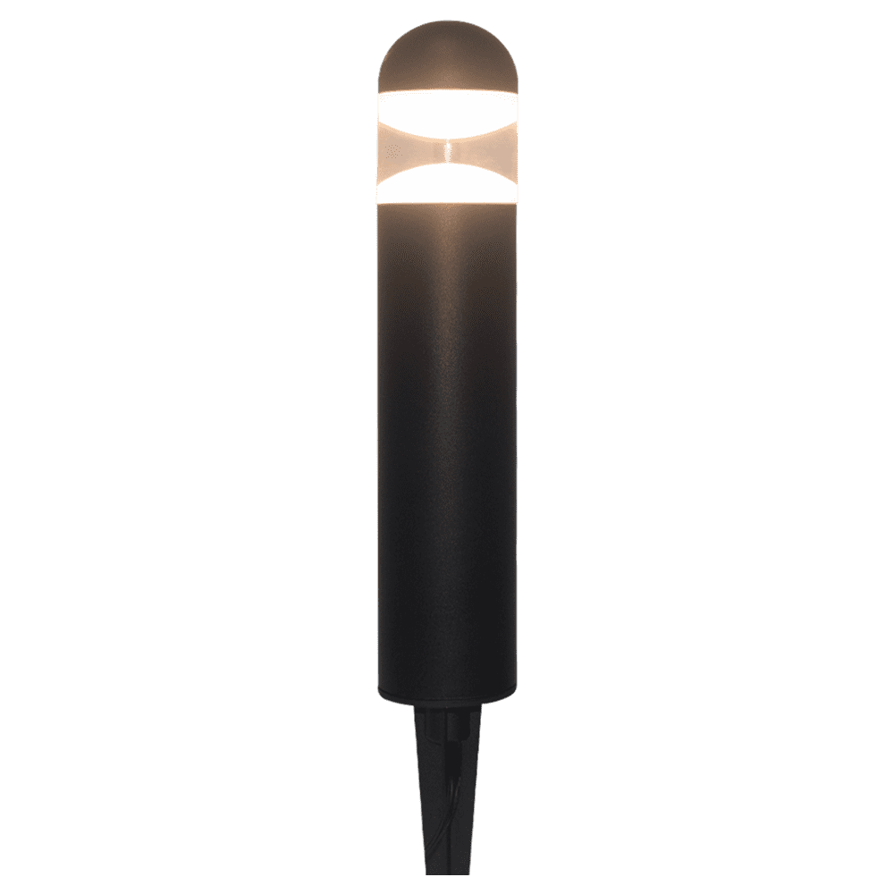 ABBA 3W Aluminum LED Path Light - 3000K, Black Finish - Sonic Electric