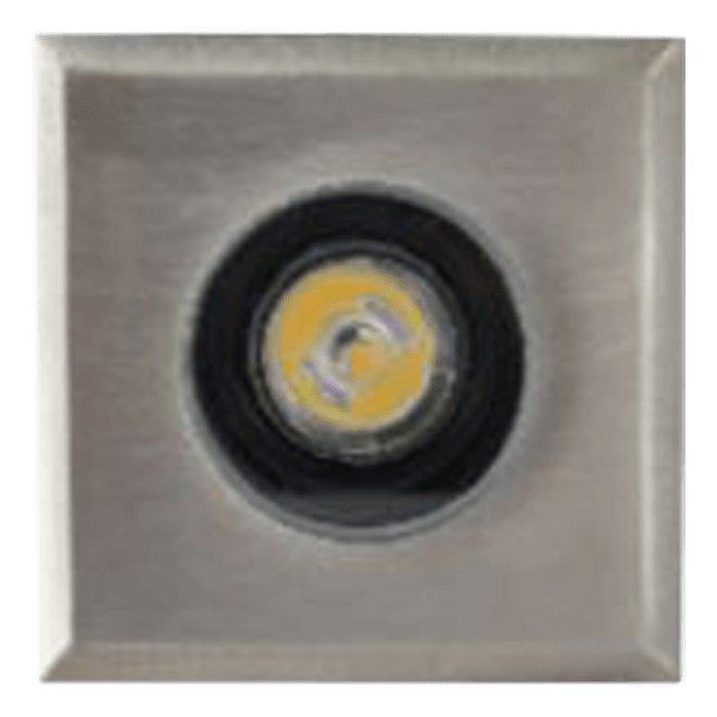 ABBA 3W Stainless Steel Square LED Well Light- Multiple Finishes/Color Temperatures - Sonic Electric