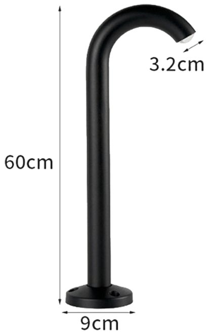 ABBA 5W 12V 20" Aluminum Garden LED Path Light - 3000K, Warm White - Sonic Electric