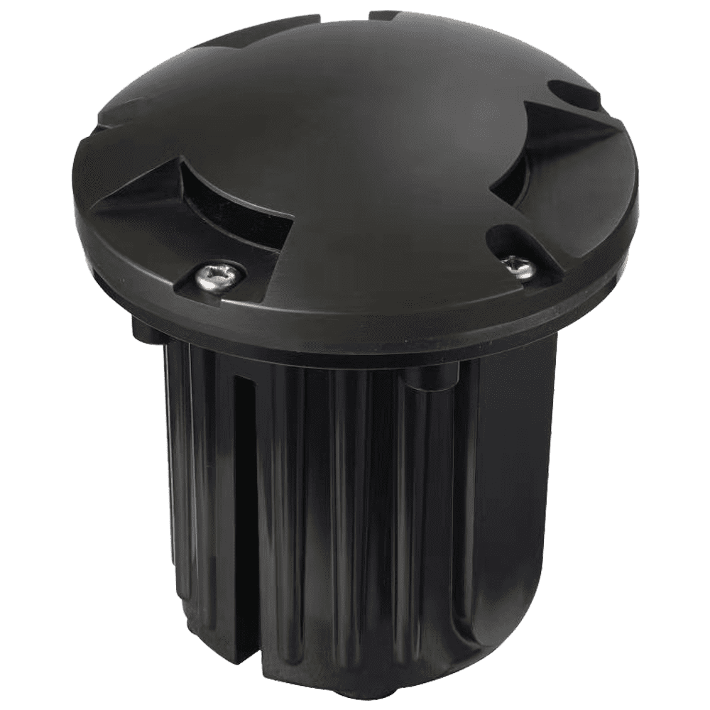 ABBA Brass Round Tri-Directional Well Light - Sonic Electric